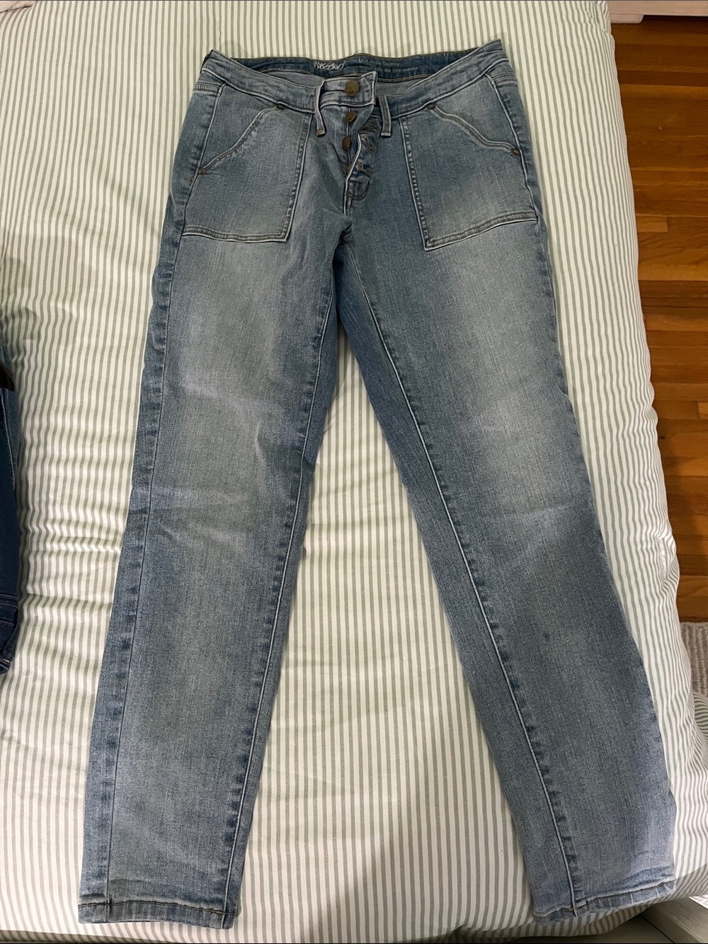 Massimo Light Blue Straight-Leg Jeans